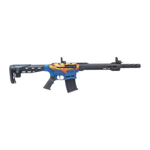 Citadel CBOSS2512-AZ Boss25 12 Gauge 3 5+1 18.75 Threaded Barrel, Arizona Flag Steel Receiver w/Picatinny Rail, Adj Comb Synthetic Butt Stock, Picatinny Rail Forend, Polymer Grip