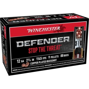Winchester SB1200PD 12 Gauge 2.75 in 9 Pellets Copper Plated 00 Buck Shot