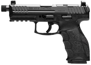 HK 81001155 VP9 Tactical 9mm Luger 17+1 4.70" Black Threaded Barrel...