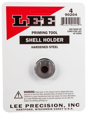 Lee #4 Auto Prime Shell Holder For 17 Rem./221 Fireball/222 Rem./223 90204
