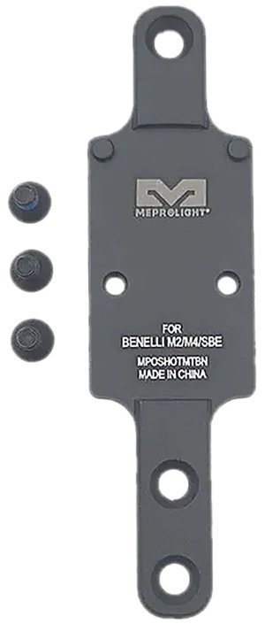 Meprolight 901141040 Optics Plate Matte Black Aluminum for Benelli M2/M4/SBE