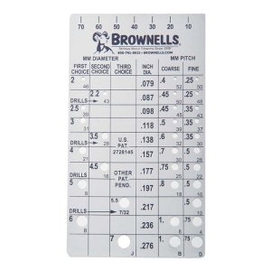 Brownells Metric Screw Chek'r Steel
