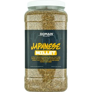 Domain Japanese Millet Seed 1/4 Acre Wildbird Forage Cover Crop