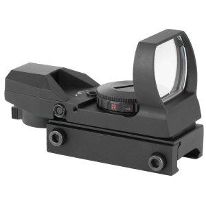 NcStar D4RGB Red/Green 4-Reticle Reflex Sight Black Anodized 3 MOA