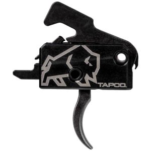 Tapco TAP22034 Tapco AR-15 Trigger Single Stage Curved Trigger Drop-In Installation 3.5 lb. Pull CURVED TRIGGER