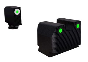 Rival Arms Tritium Night Sights Green Rear/Green for Glock 17/19