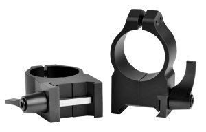 Warne 202LM Maxima Matte Black 1" High Quick Detach Vertical Rings