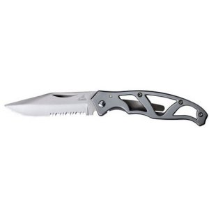 Gerber Paraframe Mini Stainless Serrated Compact Folding Knife