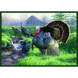 Custom Printed Rugs TURKEY 100% Nylon Scotchguard 37x52 Non-Skid