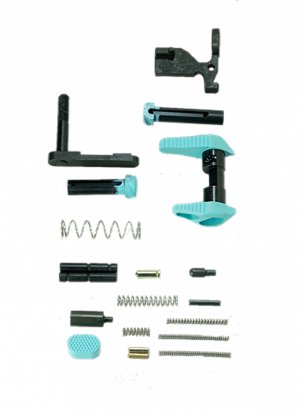 Timber Creek ARLPKRE AR-15 Lower Parts Kit Robin's Egg Blue Aluminum