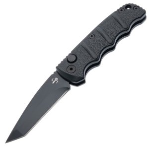Boker Plus Kals Mini Tanto D2 2.5 In Black Aluminum Handle Auto