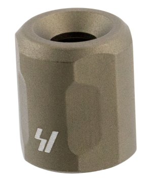Strike Industries FDE Aluminum Barrel Cover 1/2"-28 TPI 223 Rem 5.56 NATO