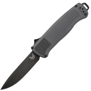 Benchmade Shootout Drop Point S30V Black Blade Dark Grey Handle