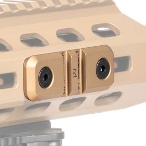 Reptilia 100280 Low Profile M-Lok Rail Mount FDE 7075-T6 Aluminum