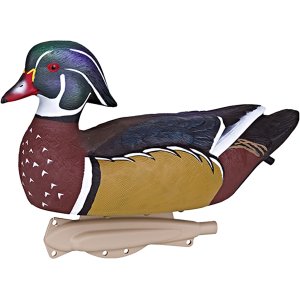 Flambeau Outdoors 8018SUV Wood Duck Decoy 6-Pack UVision Paint Keel Design