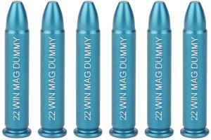A-Zoom 12204 .22 WMR Dummy Rounds 6 Pack Aluminum Hard Anodized