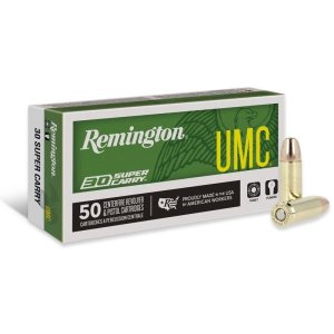 Remington R20015 30 Super Carry 100 Grain FMJ 50 Rounds Box