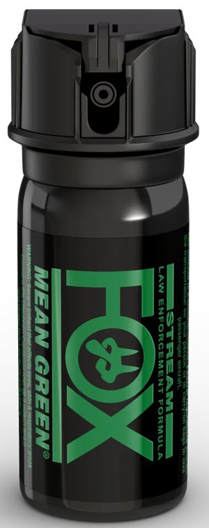 Fox Labs 156MGS Mean Green Pepper Spray 2 oz Black 3M SHU 6% Formula