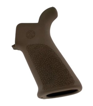 Hogue AR-15 Beavertail Grip Desert Tan Non-Slip Rubber Design
