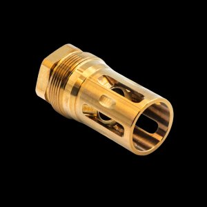 Method Dynamics 610111-H Flash Drive Cage Flash Hider, 5/8x24, .465 Bore, Heat Treat, Plan-B Compatible