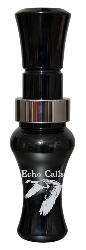 ECHO 90001 Black Acrylic Goose Call Stainless Steel Band