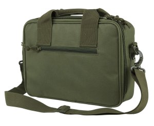 NcStar CPDX2971G VISM Double Pistol Range Bag Green 13"x10"x3.25"