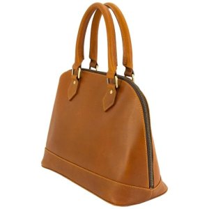 Cameleon S&W Classic Satchel Concealed Carry Purse Brown 49708