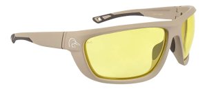 Radians DUFF13040C Full Frame Safety Glasses Amber Lens Tan