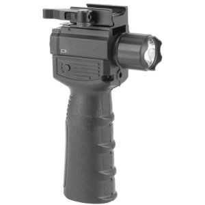 NcSTAR VAQVGFLRV2 Flashlight & Red Laser Combo, 200 Lumen, Black