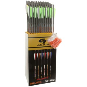 Gold Tip BA20A472 Ballistic Crossbow Bolts 20" 4" Vanes 72 Pack
