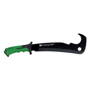 Hooyman Hook-em Machete 2.5 - 17.5" 3CR13 Stainless Steel Black/Green