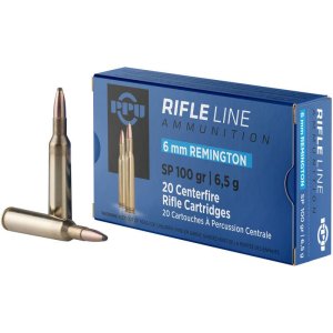 Prvi Partizan PP6R 6mm Remington 100gr SPBT Rifle Ammo 20/Box