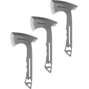 BTI Smith & Wesson Hawkeye 1117231: 3-Pack Throwing Axes, 1.75" Blade, Premium Steel, Built-in Bottle Opener
