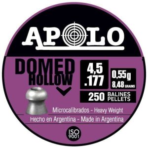 HATSAN APOLO .177 DOMED HOLLOW 8.48 GRAIN 250 PACK