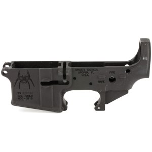 Spike's Tactical STLS018 Spider Stripped Lower Receiver 7075-T6 Aluminum Black