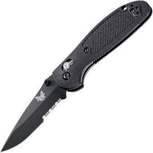 Benchmade 556SBK-S30V Mini Griptilian 2.91" CPM-S30V Serrated Blade