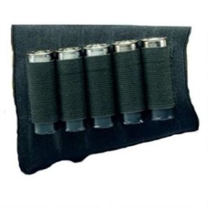 Hunters Specialties 00685 Buttstock Shell Holder Shotgun 5 Rounds Black