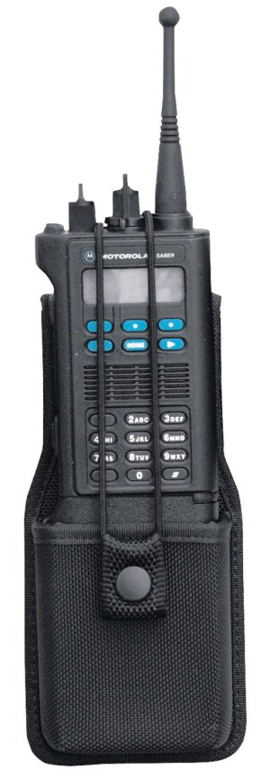 Bianchi 7314 Universal Radio Holder Black AccuMold 2.75 in x 1.5 in x 7.5 i