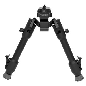 Warne 7904M Skyline Precision Bipod Folding Black Aluminum Steel