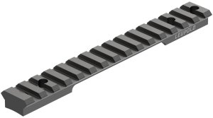 Leupold BackCountry Weatherby Mark 5 LT 7075 T6 Aluminum 1-Piece Cross-Slot Base Matte Black 171352