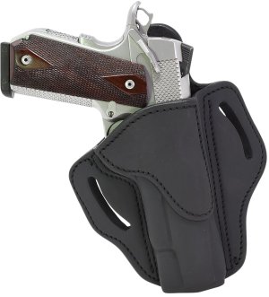 1791 Gunleather BH1-SBL-R Belt Holster Stealth Black RH OWB 1911 4" & 5"