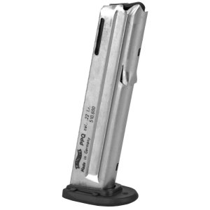 Walther PPQ M2 22LR 12rd Stainless Steel Magazine - High-Quality, Durable, Increased Capacity