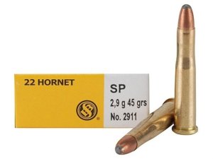 Sellier & Bellot SB22HB Rifle 22 Hornet 45 gr 2346 fps Soft Point