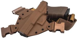 GUNFIGHTERS SWX-040222 Chest Holster Grey Coyote LH