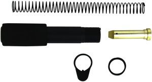 TacFire MAR049A AR15 Mil-Spec Pistol Buffer Tube Kit Black