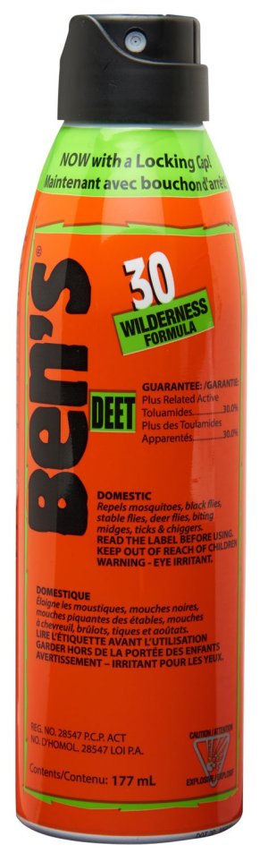 Ben's 00067178 30 Odorless Scent 6oz Aerosol Repels Ticks & Biting...