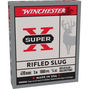 Winchester Ammo X413RS5 Super X 410 Gauge 3" 1/4 oz Rifled Slug Shot 5 Per Box