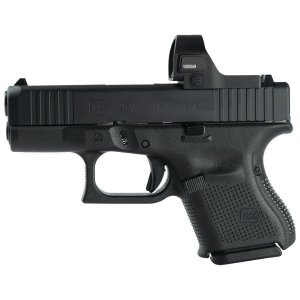 Glock V-Series Model 26 Handgun 9mm Luger 10rd Magazines (3) 3.43 Barrel Black US Made w/Viridian RFX35 Green Dot