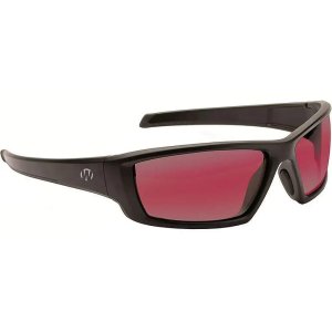 Walker's GWP-IKNFF4-ROS Vector Shooting Glasses Black/Rose Lens