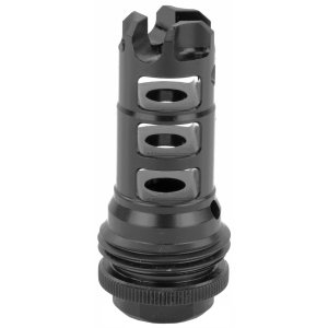 Lantac USA DGN556BASR Muzzle Brake 223/5.56 1/2-28 Nitride Black